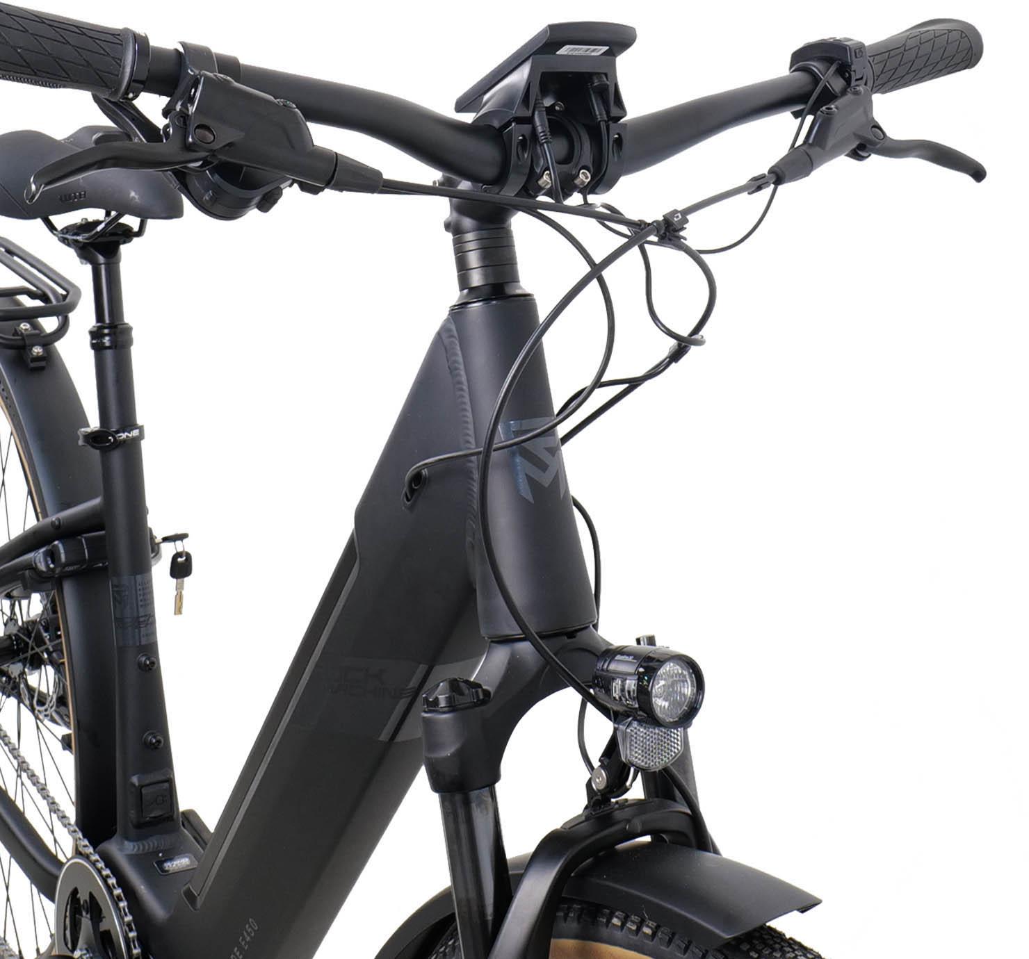 Rock Machine Crossride e450 Touring Electric Bike - Black - M, L Frames