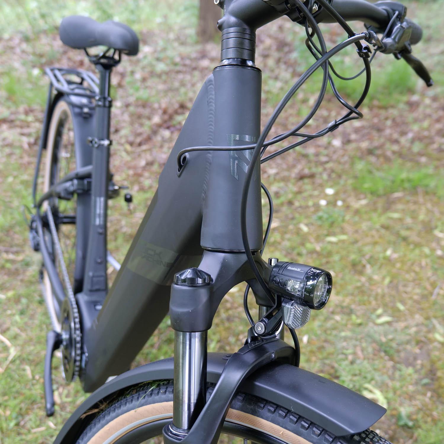 Rock Machine Crossride e450 Touring Electric Bike - Black - M, L Frames