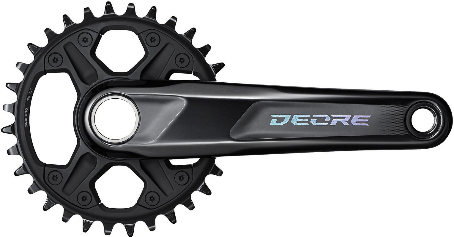 Halfords Shimano Deore FC-M6100 12 Speed Chainset, 52mm Chainline, 175mm, 32T | Extra 8% off for BC Members