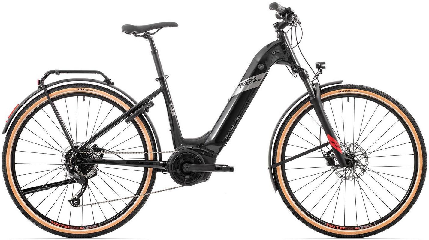 Halfords Rock Machine Crossride E400B Touring Ebike, Large | Extra 8% off for BC Members