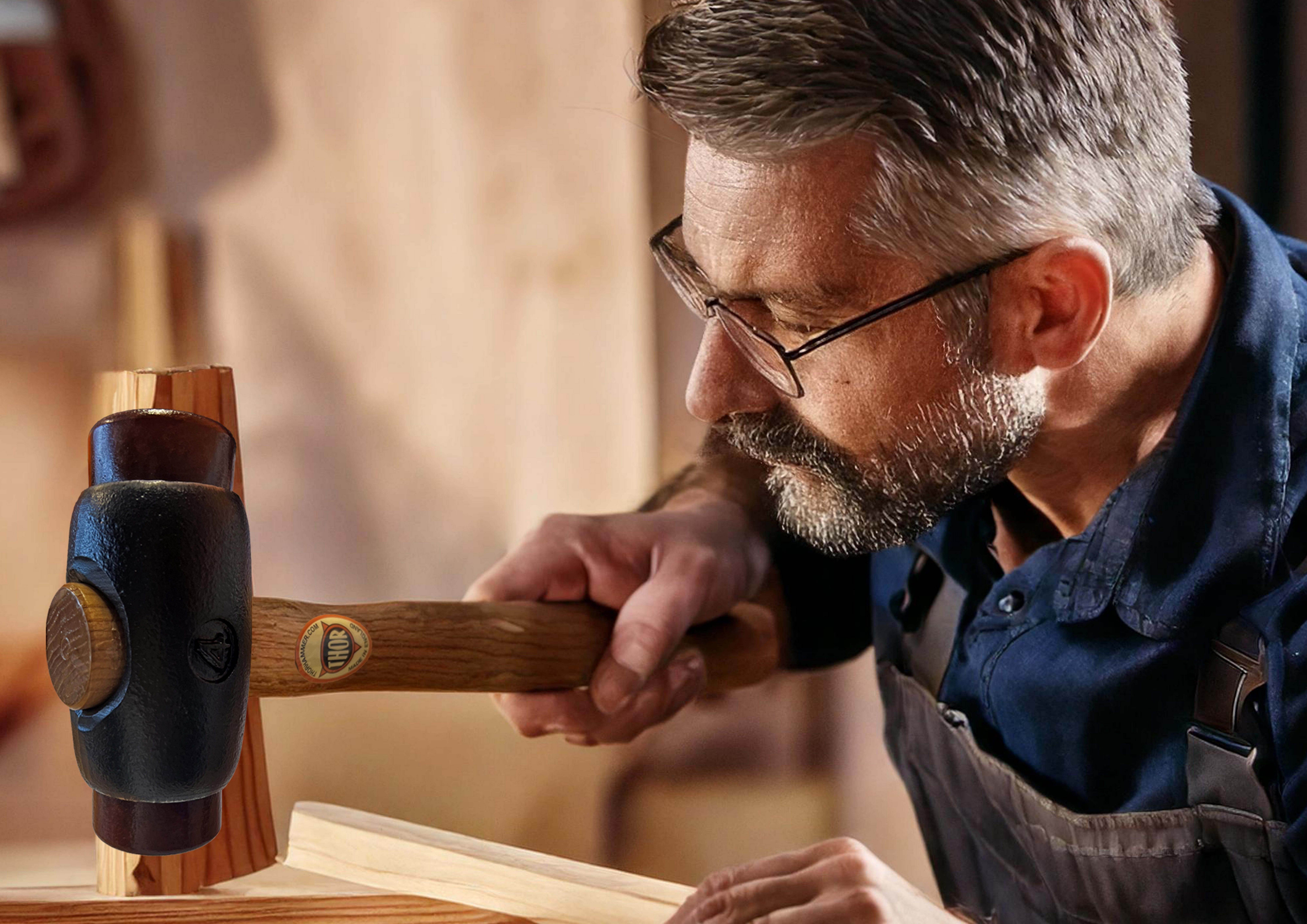 THOR 16 Classic Hide Hammer Size 4