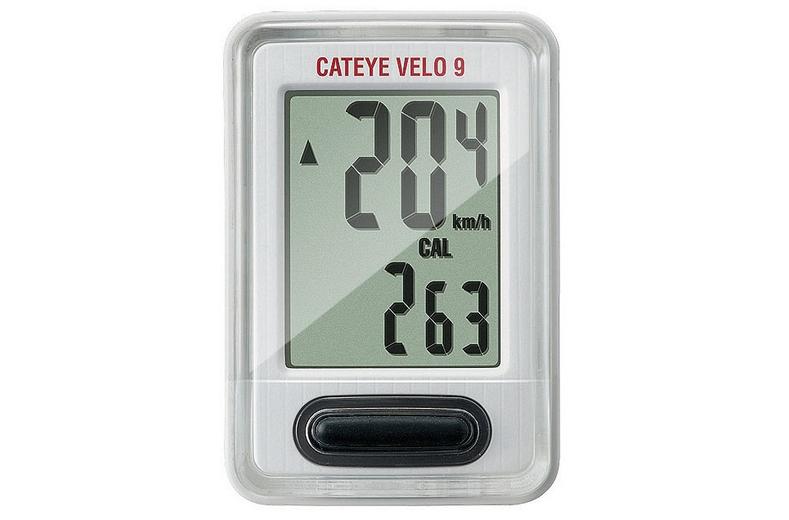 Cateye Velo 9 Wired Cycle Computer - Black Cateye Velo 9 Wired Cycle Computer - Black