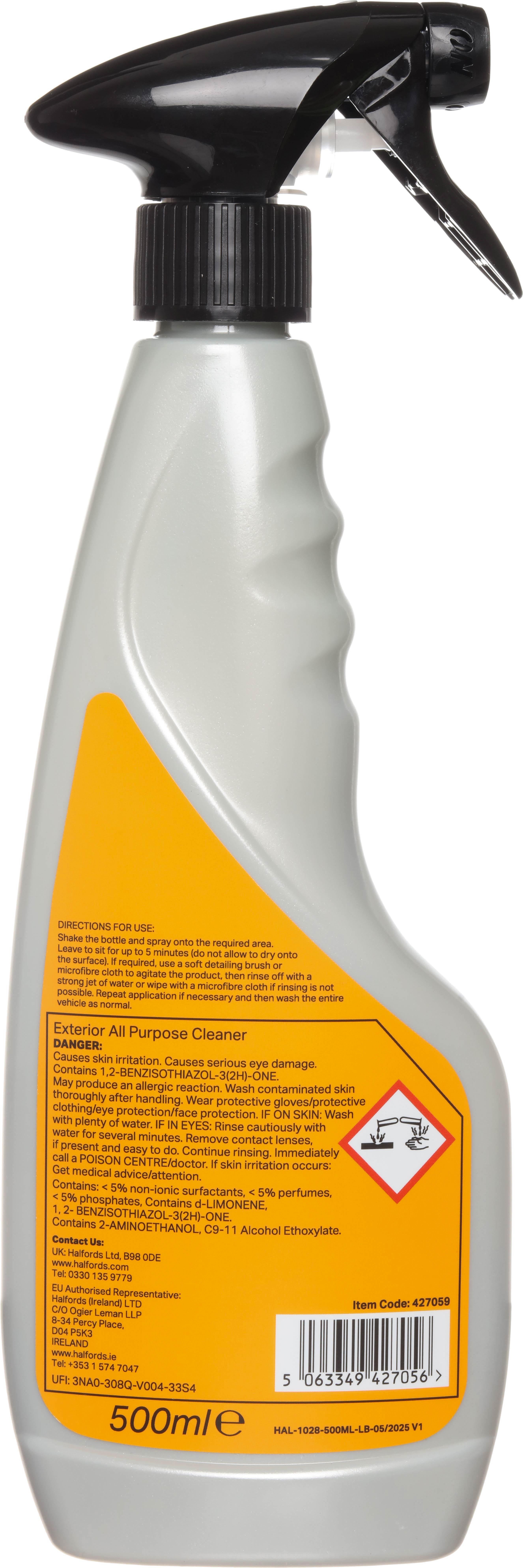 Halfords Exterior All Purpose Cleaner 500ml