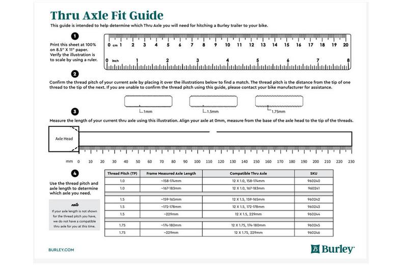 Burley Thru Axle 12x1.75 174-180mm Burley Thru Axle 12x1.75 174-180mm