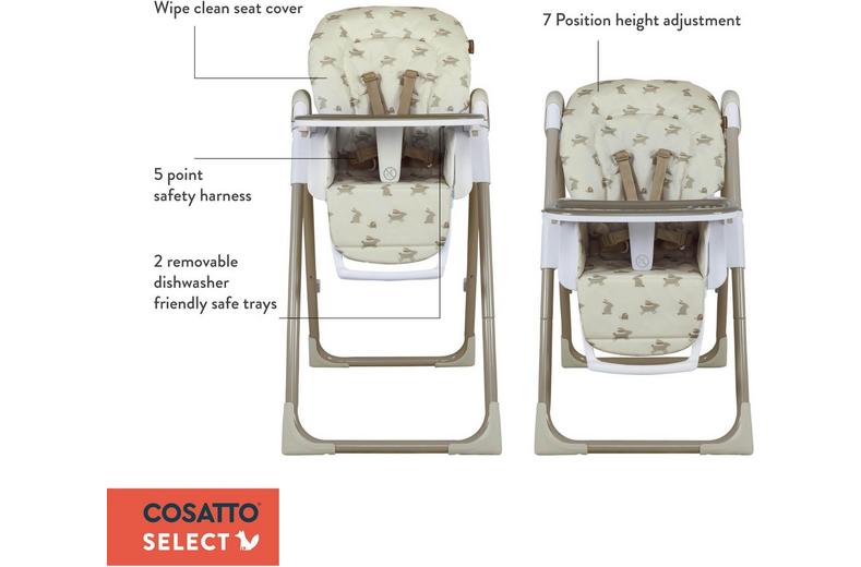 Cosatto Pip 0+ Highchair, Cherry Pie Cosatto Pip 0+ Highchair, Cherry Pie