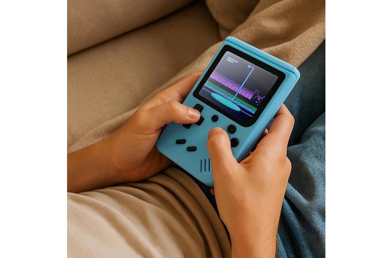 Fine & Dandy Handheld Games Console - Red or Blue Fine & Dandy Handheld Games Console - Red or Blue