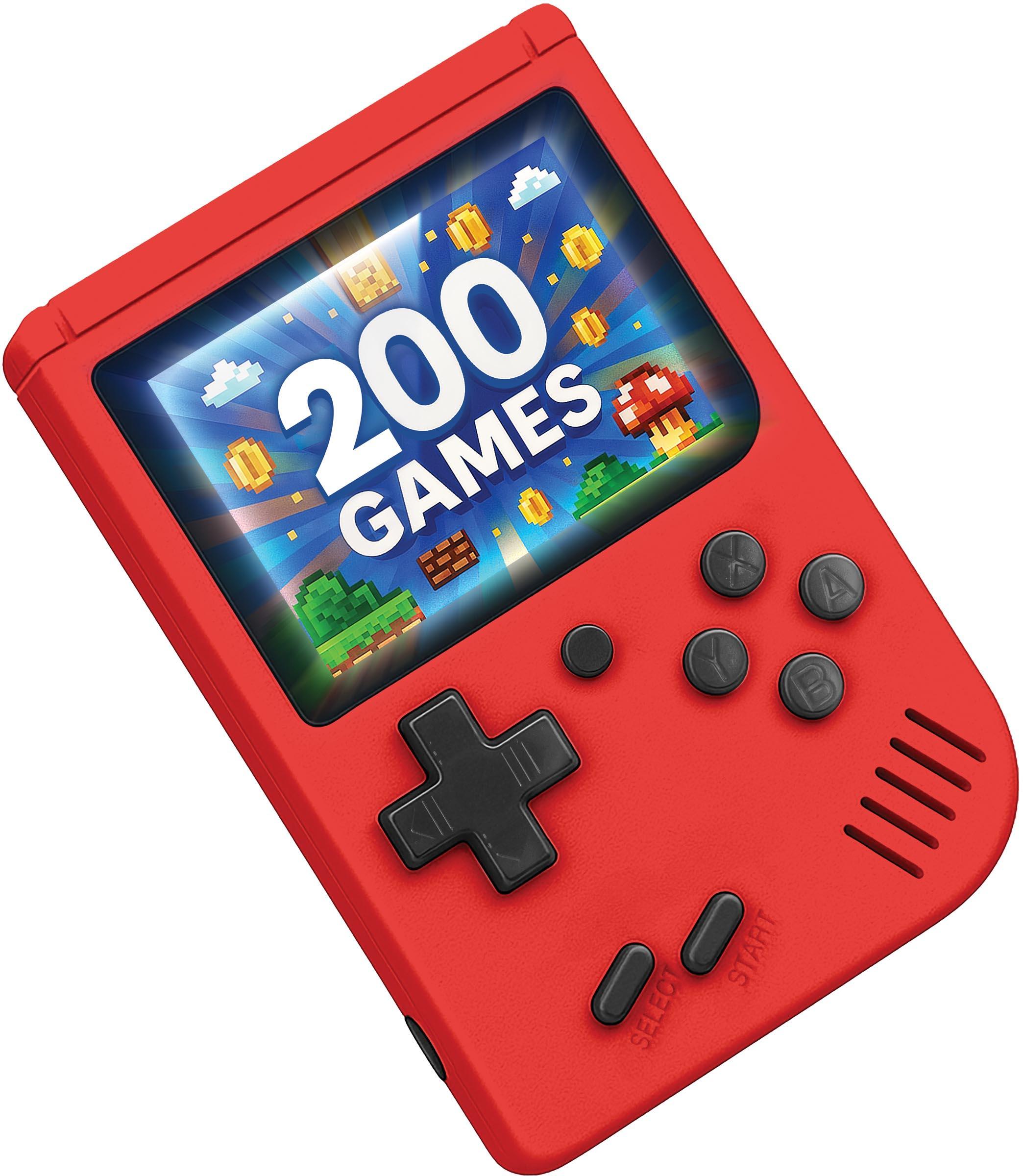 Fine & Dandy Handheld Games Console - Red or Blue