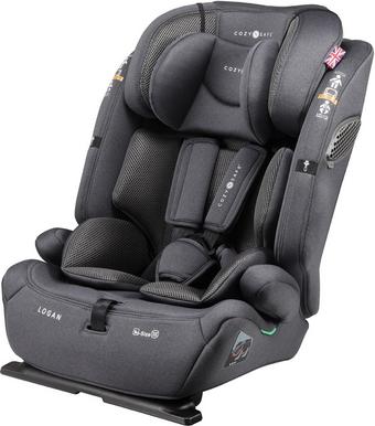 Cozy N Safe Logan Child Car Seat, 76-150cm - Black/Grey
