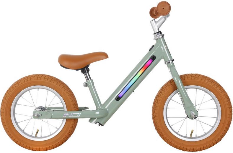Indi Light Up Balance Bike, Sage Green - 12" Wheel Indi Light Up Balance Bike, Sage Green - 12" Wheel