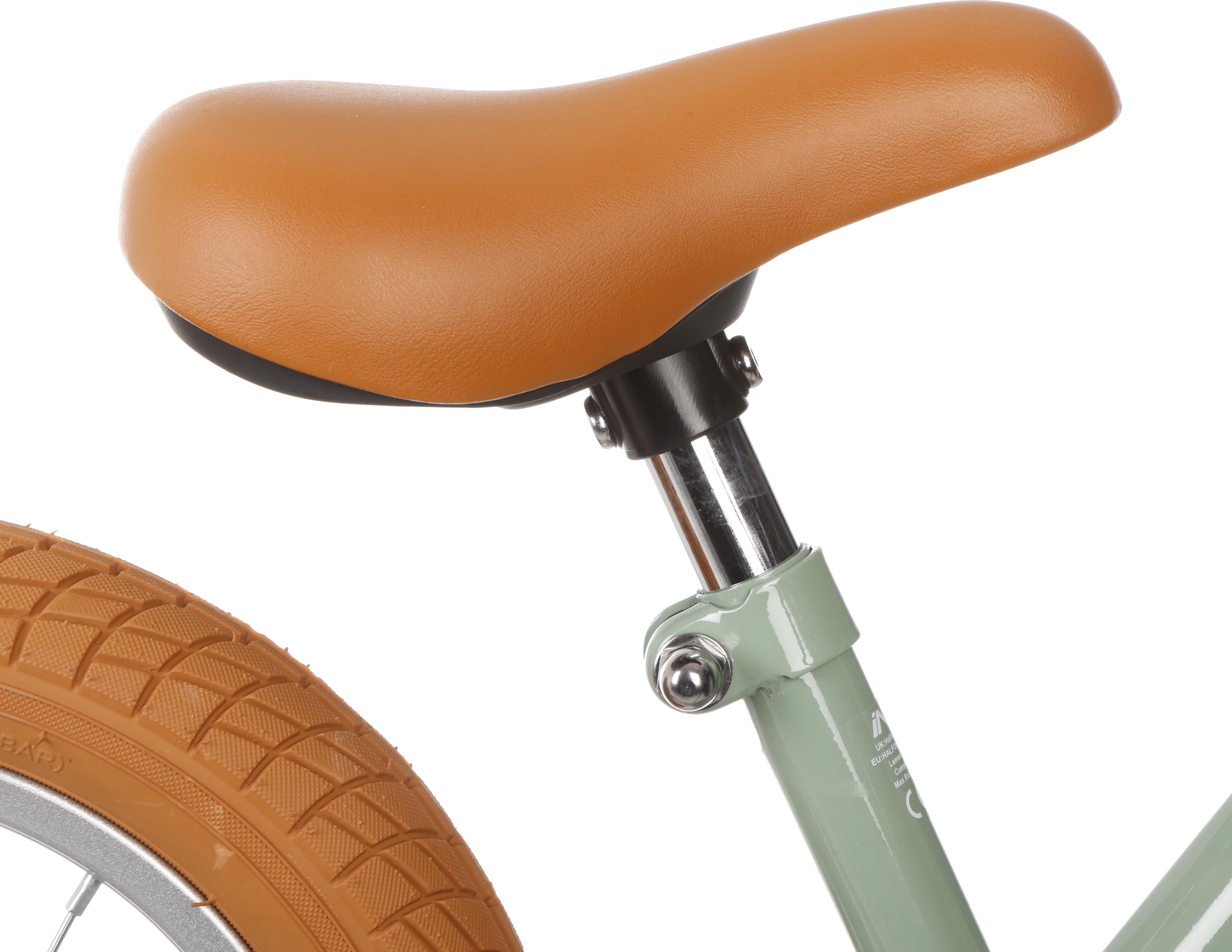 Indi Light Up Balance Bike, Sage Green - 12" Wheel