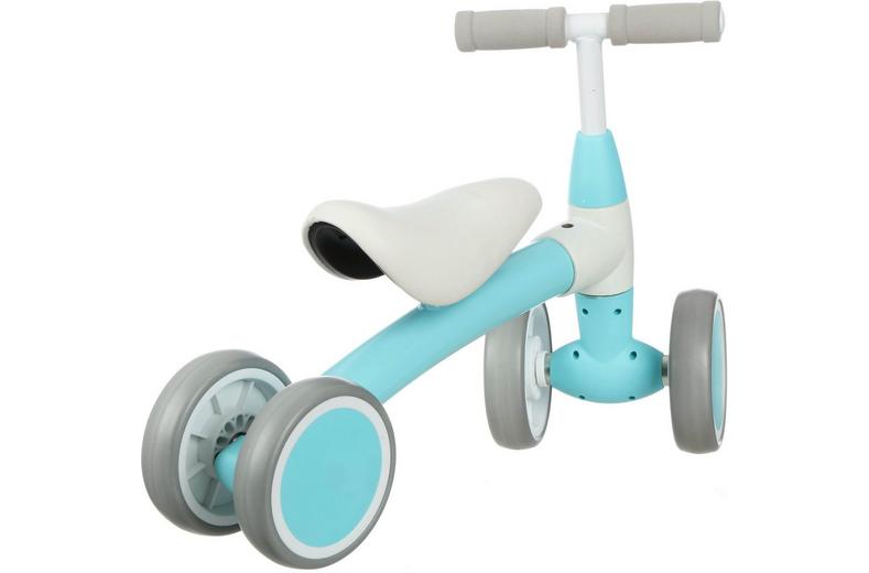 4 Wheel Balance Bike Ride On - Blue 4 Wheel Balance Bike Ride On - Blue