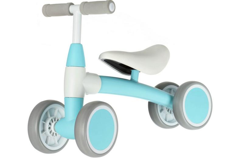 4 Wheel Balance Bike Ride On - Blue 4 Wheel Balance Bike Ride On - Blue