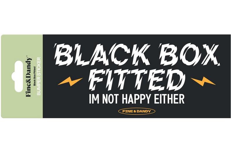 Black Box Bumper Sticker Black Box Bumper Sticker