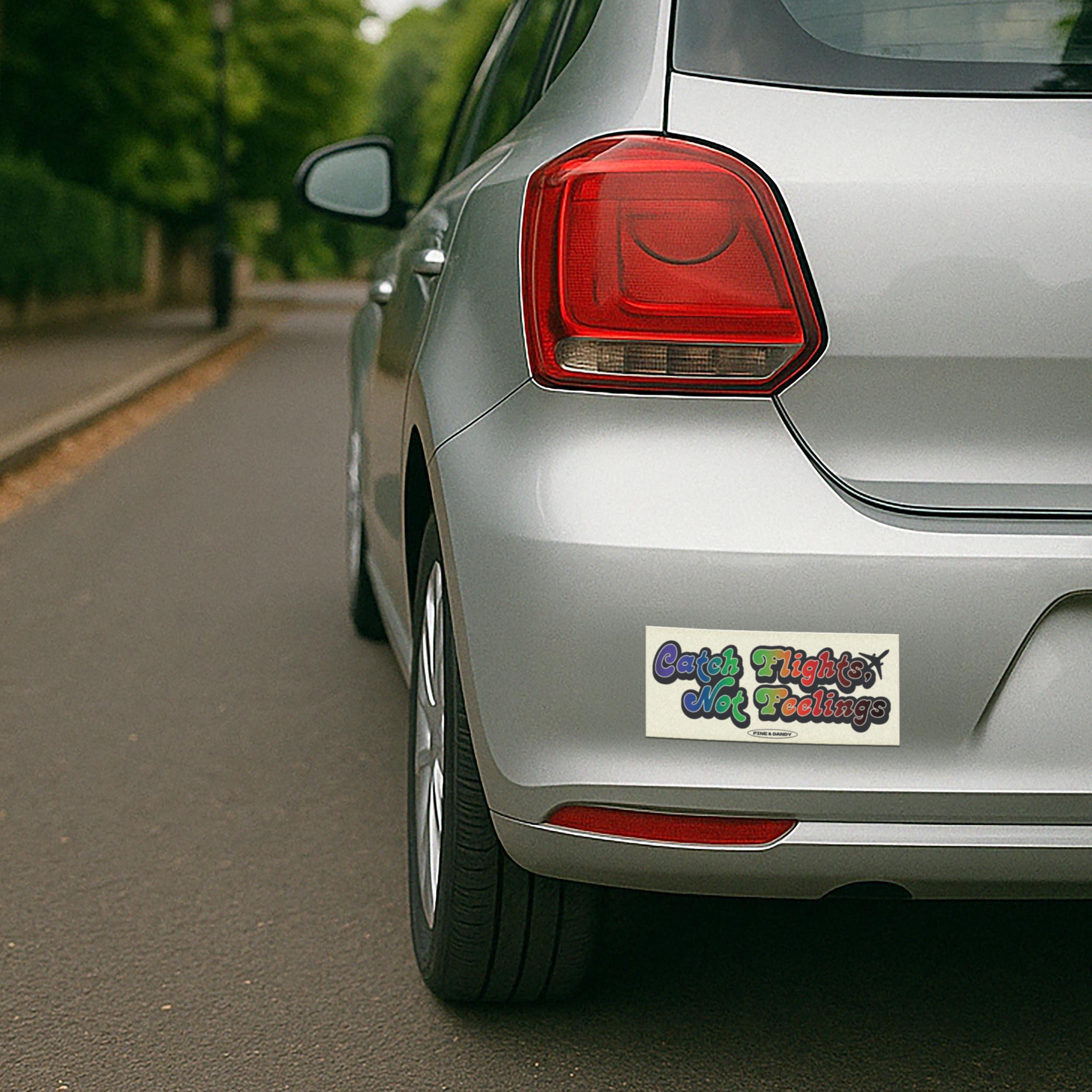 Catch Flights Bumper Sticker