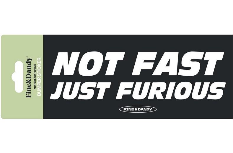 Furious Bumper Sticker Furious Bumper Sticker