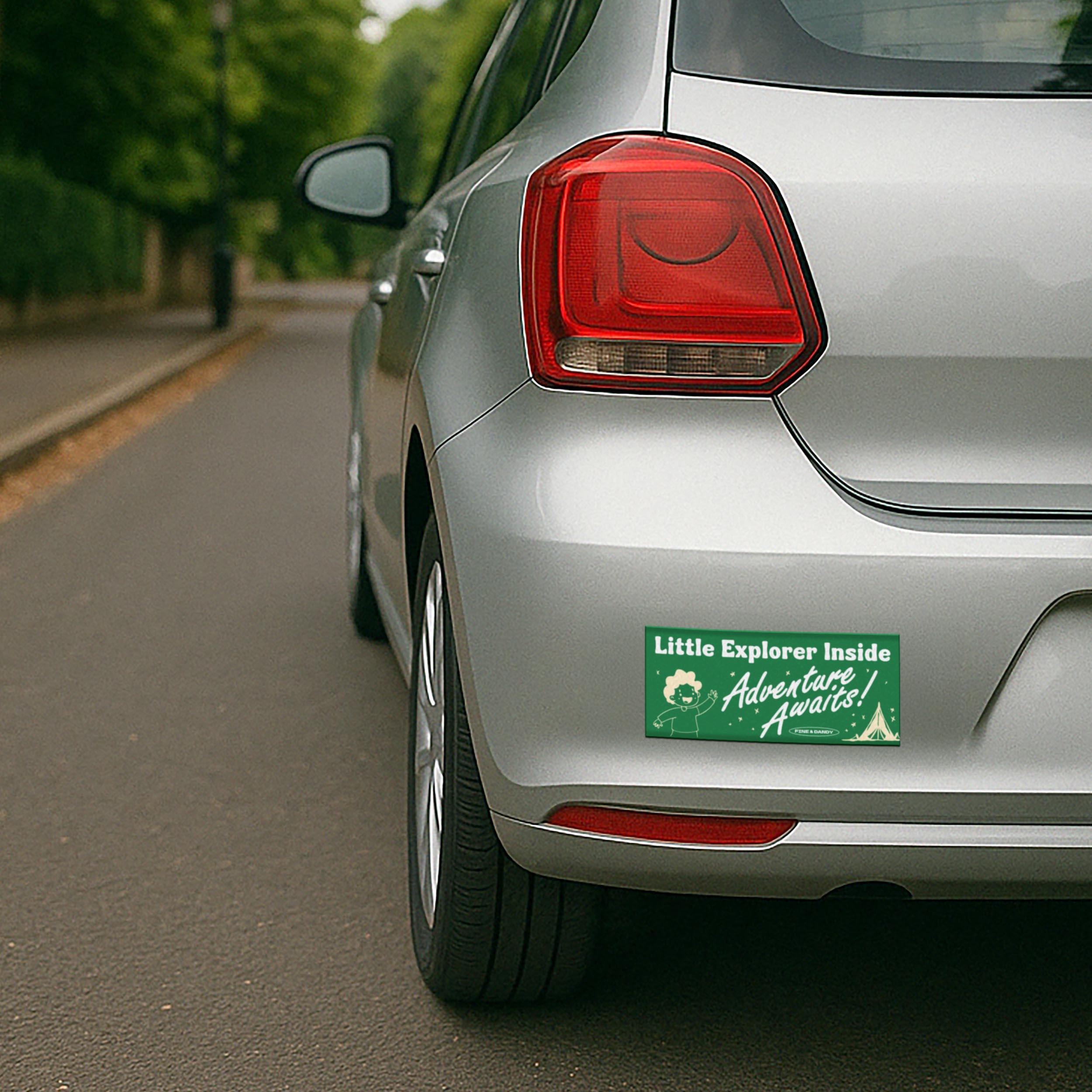 Little Explorer Bumper Sticker