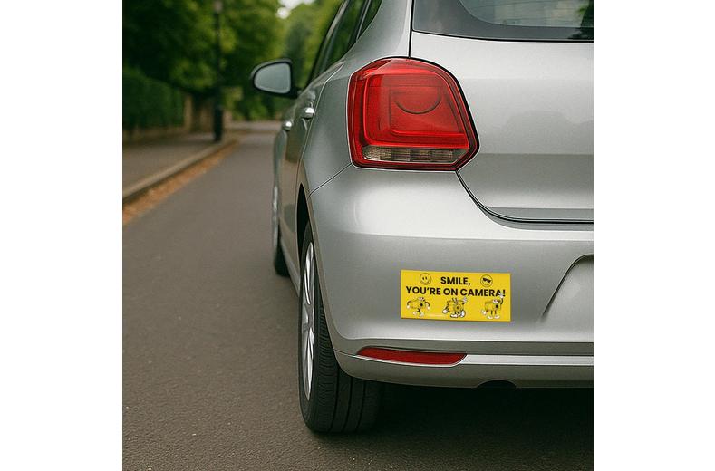 On Camera Bumper Sticker On Camera Bumper Sticker