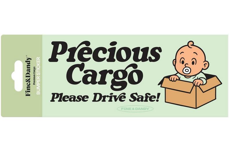 Precious Cargo Bumper Sticker Precious Cargo Bumper Sticker