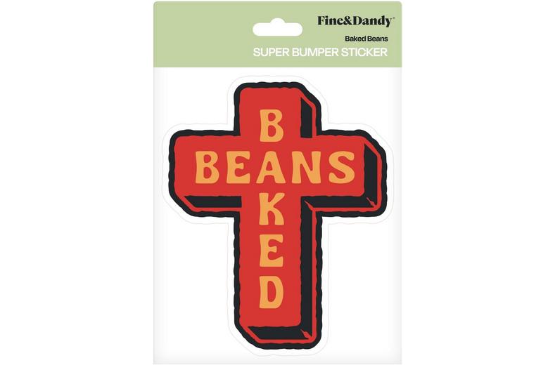Baked Beans Bumper Sticker Baked Beans Bumper Sticker