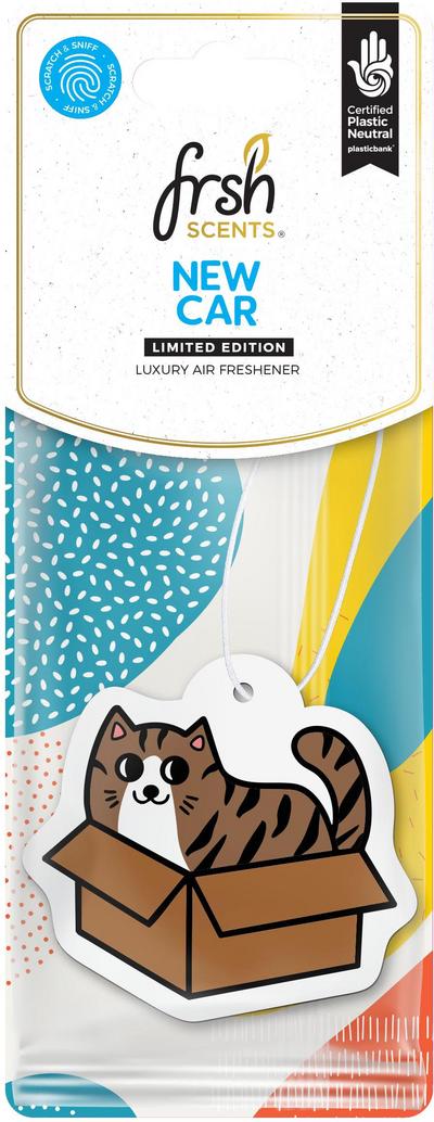 Cat in Box Hanging Air Freshener