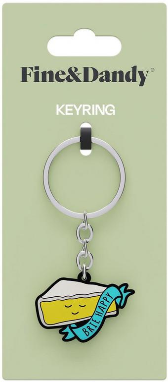 Fine & Dandy Brie Happy Keyring