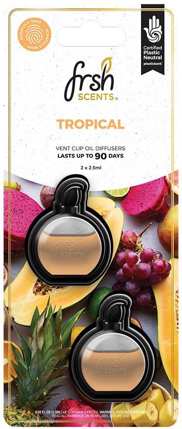 FRSH 2PK Vent Clip Air Freshener Tropical
