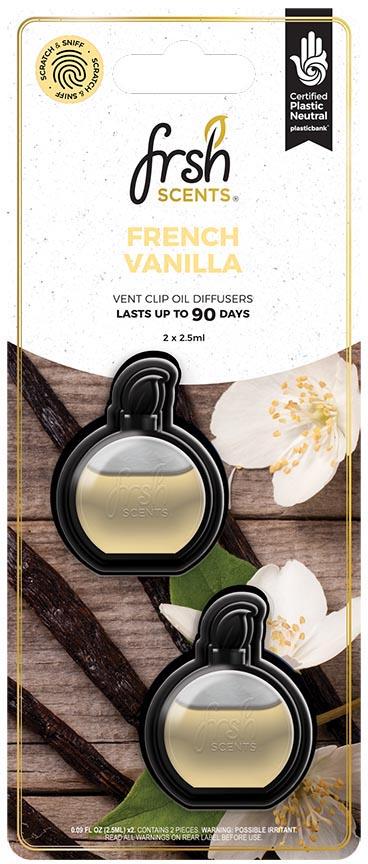 FRSH 2PK Vent Clip Air Freshener Vanilla
