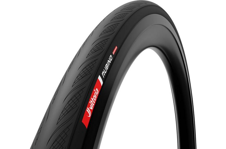 Vittoria Rubino Clincher Folding Tyre, Black 700x26c Vittoria Rubino Clincher Folding Tyre, Black 700x26c