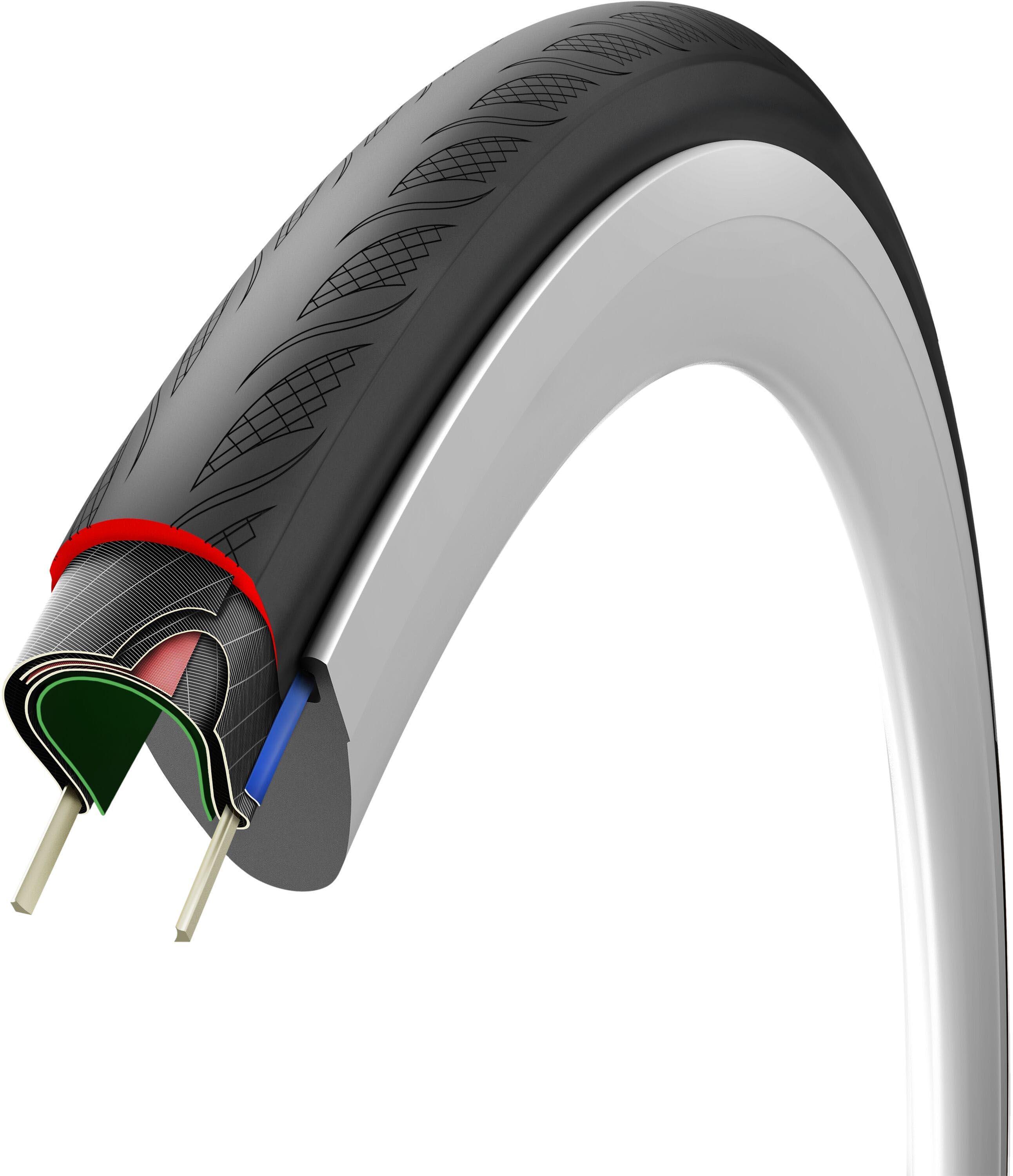 Vittoria Rubino Tubeless Ready Folding Tyre, Black 700x28c