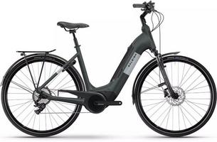 Halfords Raleigh Motus Low Step Green/White Electric Hybrid Bike - L Frame | Extra 8% off for BC Members