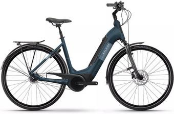 Raleigh Motus Tour Low Step Blue Electric Hybrid Bike - XS, S, M, L Frames