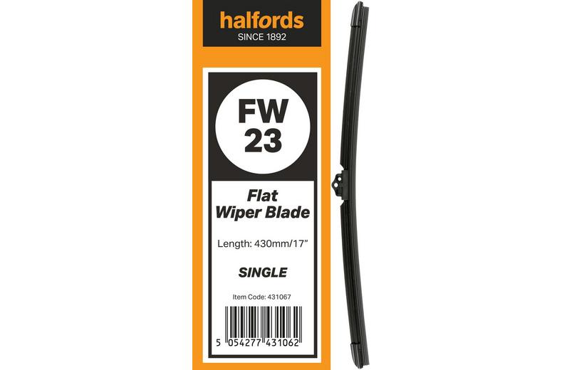 Halfords Flat Wiper Blade Single FW23 Halfords Flat Wiper Blade Single FW23