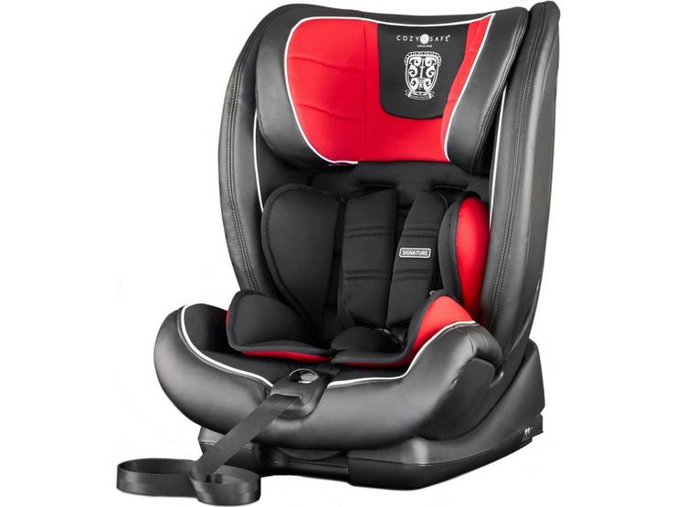 CozyNSafe Excalibur (25KG Harness) Group 1/2/3 ISOFIX Car Seat –Black/Red