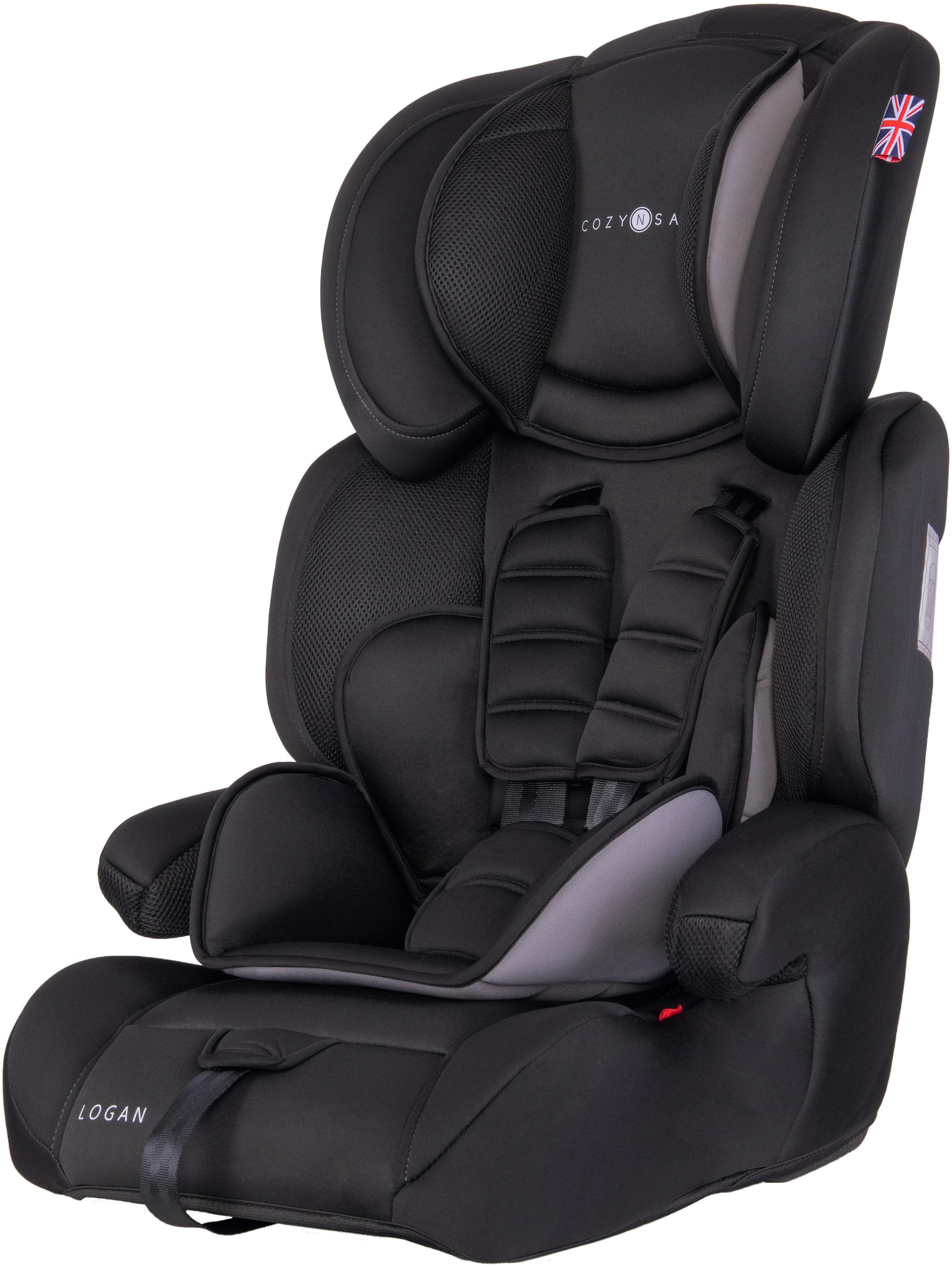 Cozy N Safe Logan Group 1/2/3 Child Car Seat - Black/Grey