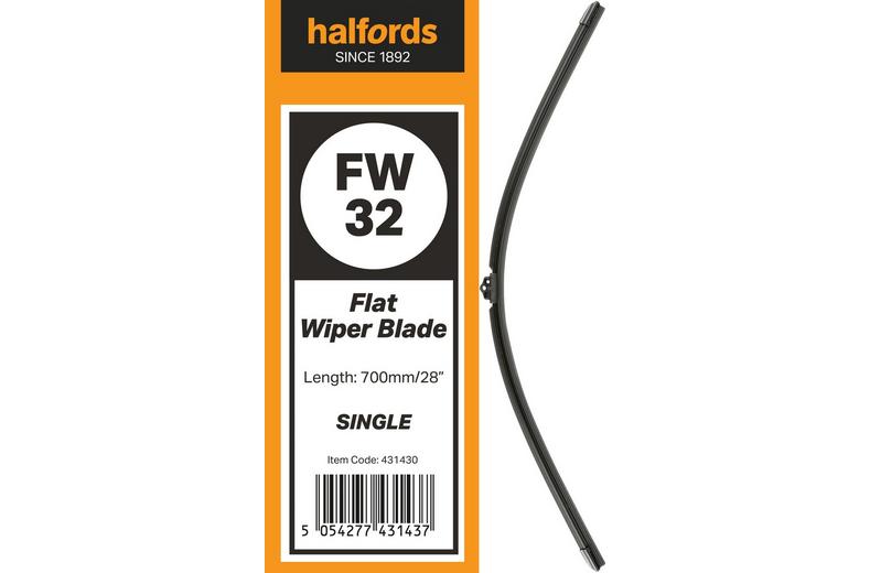 Halfords Flat Wiper Blade Single FW32 Halfords Flat Wiper Blade Single FW32