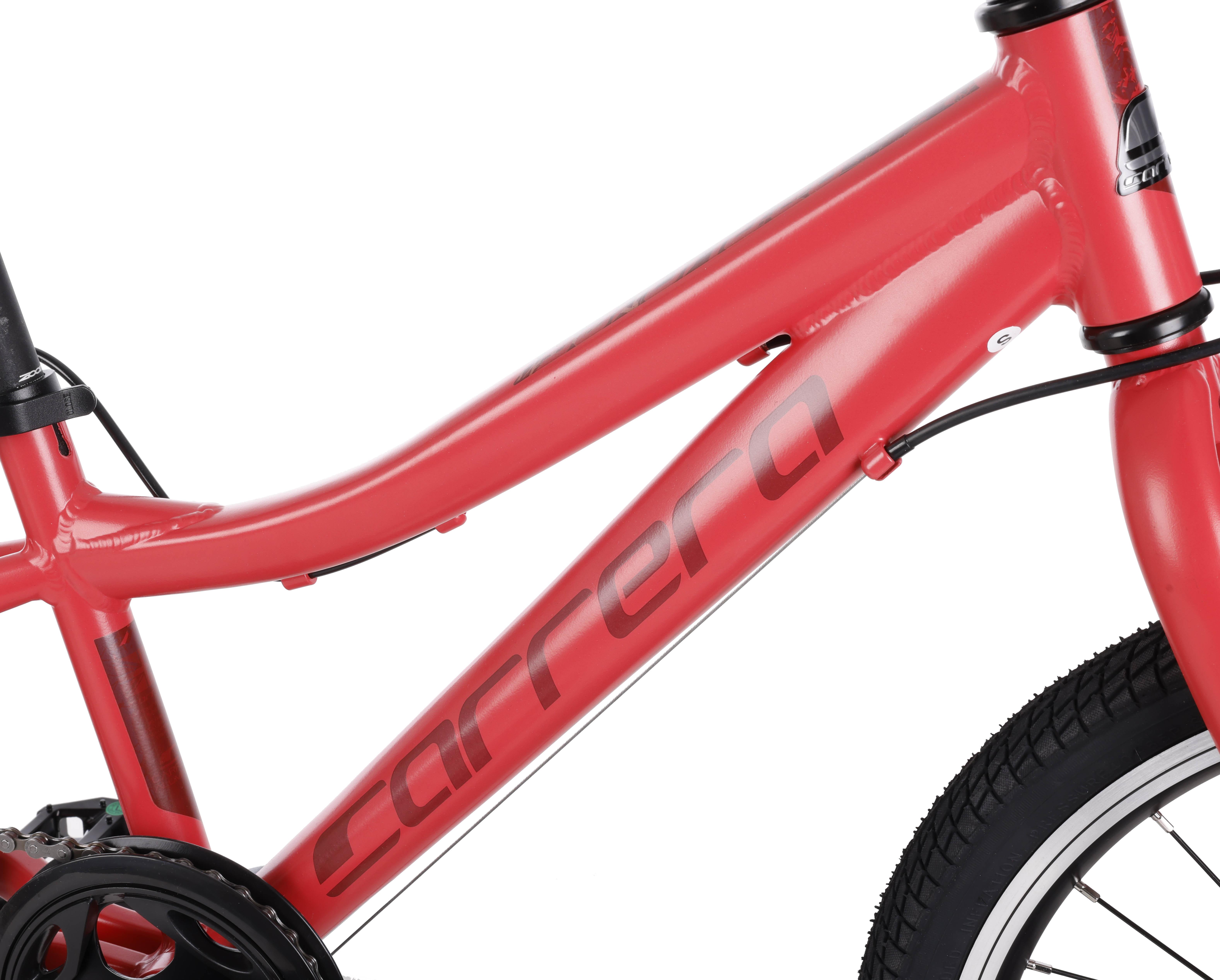 Carrera Saruna Junior Hybrid Bike, Coral Pink - 20" Wheel