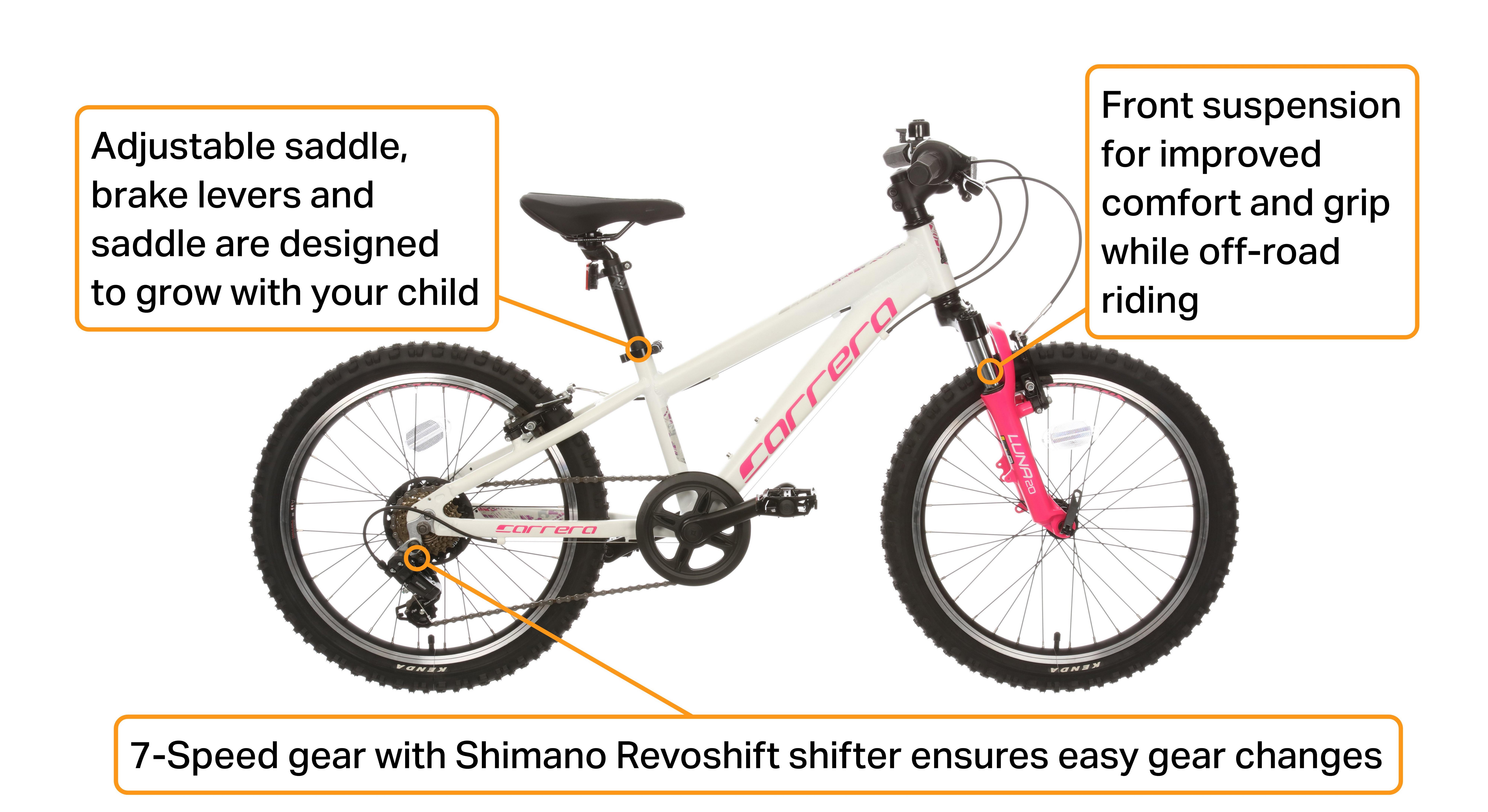 Carrera Luna Junior Mountain Bike - 20" Wheel
