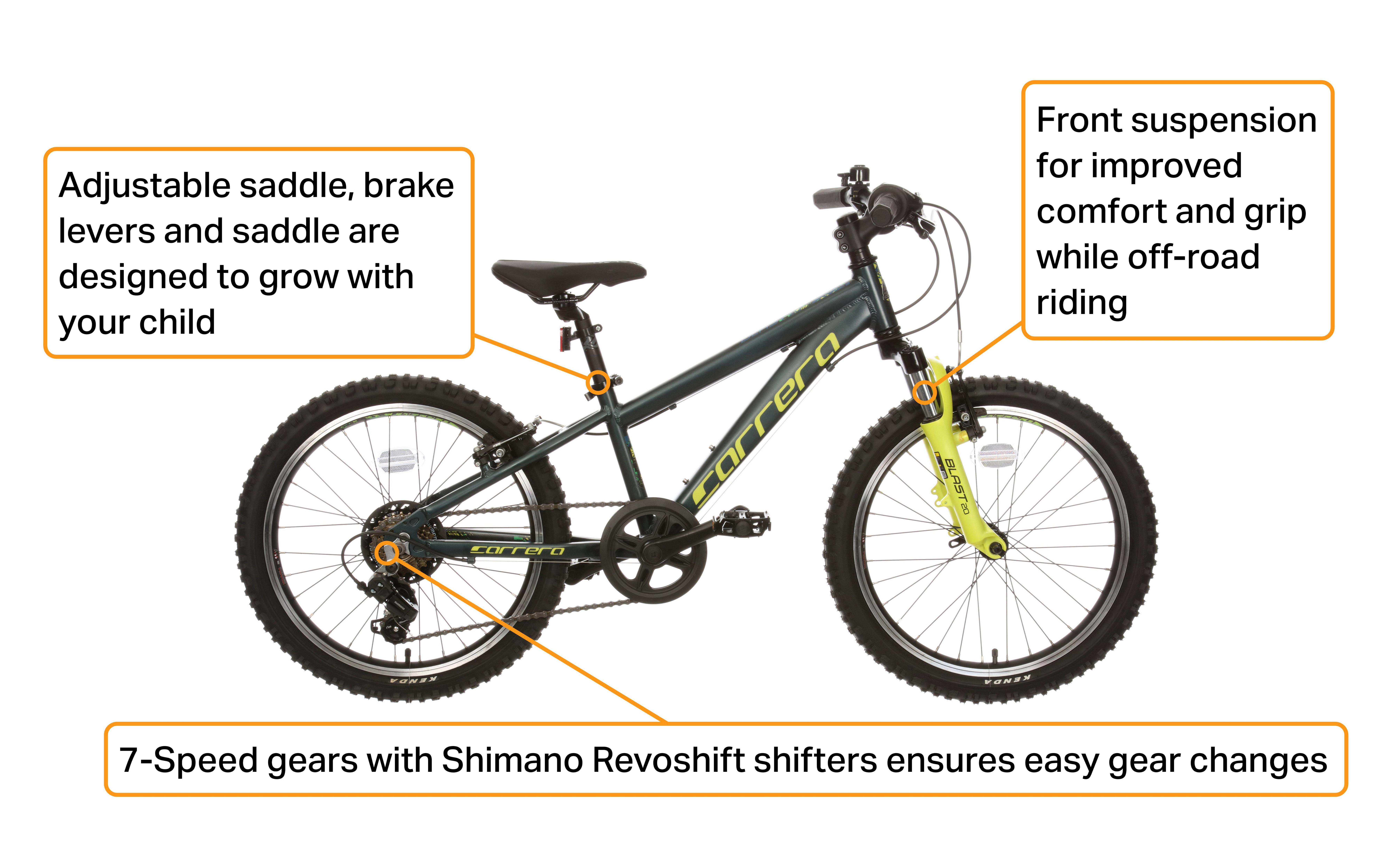 Carrera Blast Junior Mountain Bike - 20" Wheel