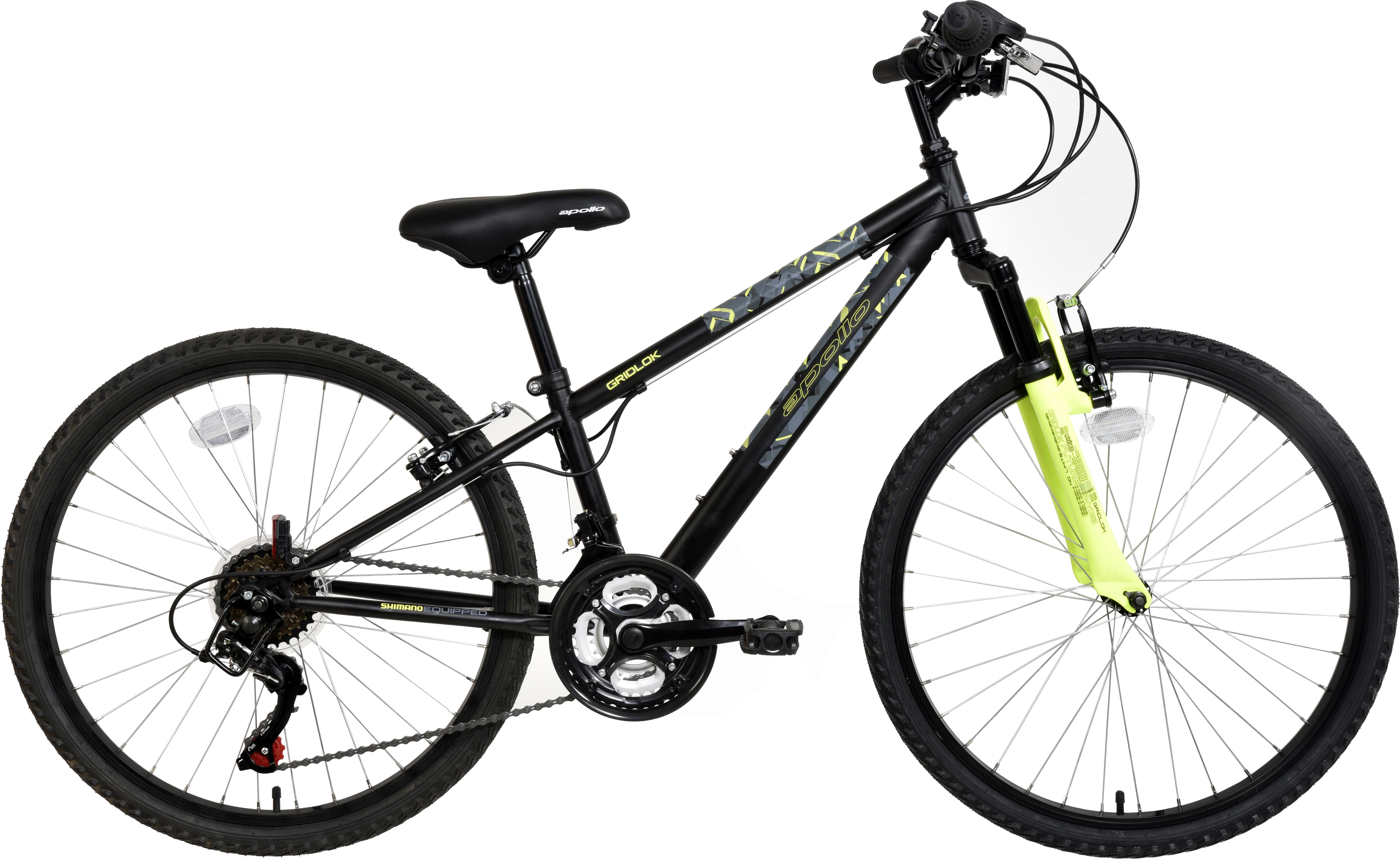 Apollo Gridlok Junior Mountain Bike - 24 Inch Wheel