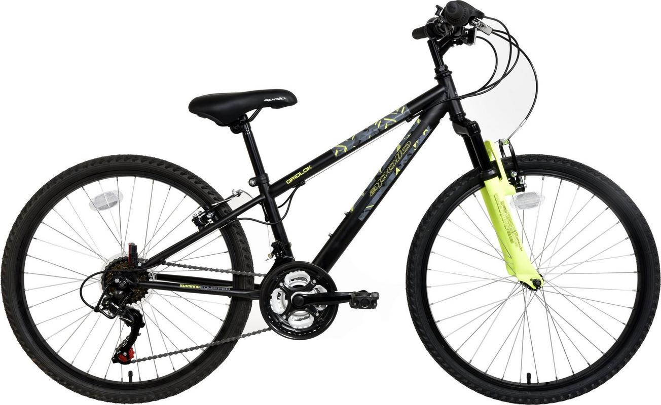 Halfords Apollo Gridlok Junior Mountain Bike - 24 Inch Wheel | Extra 8% off for BC Members