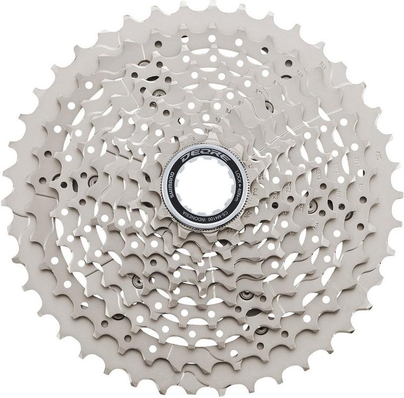 Halfords Shimano Deore Cs-M4100 10-Speed Cassette, 11-46T