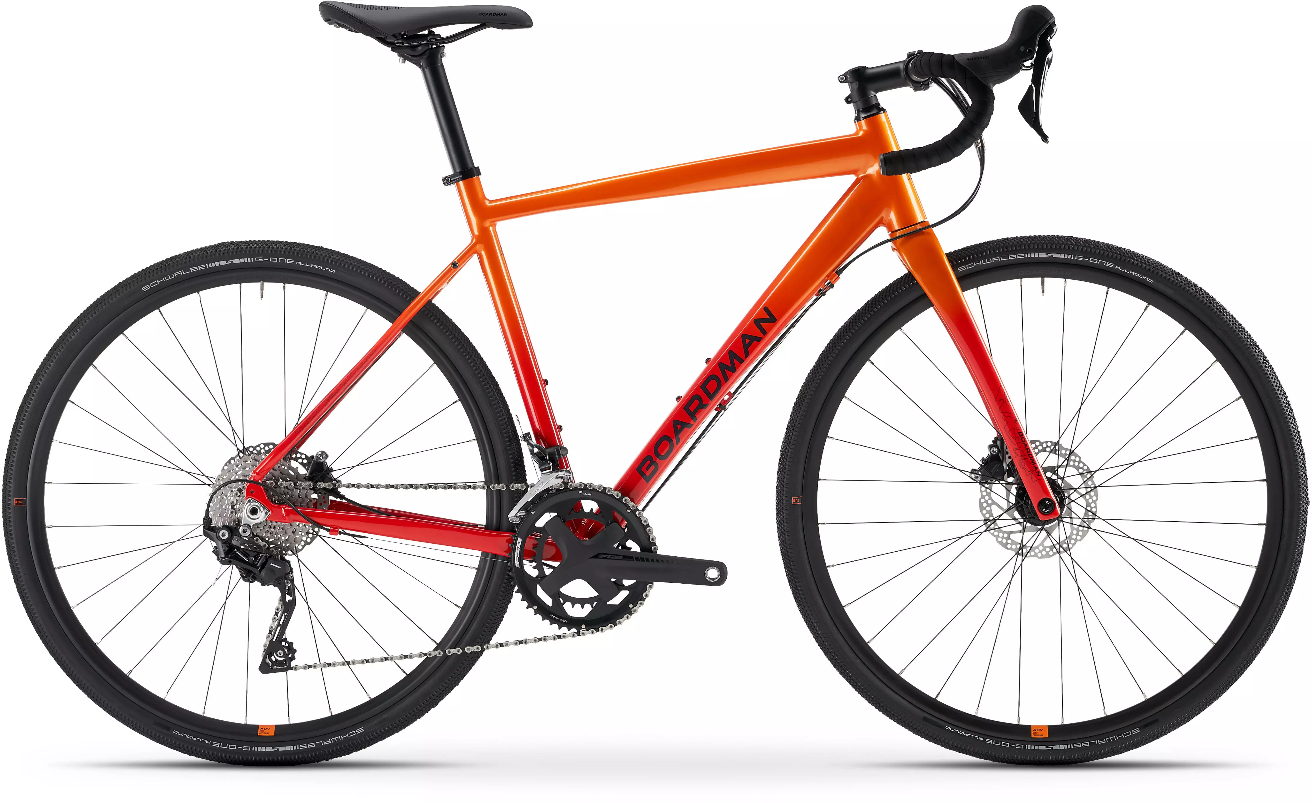 boardman road bike orange