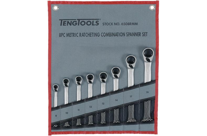 Teng Ratcheting Combination Spanner Set Teng Ratcheting Combination Spanner Set