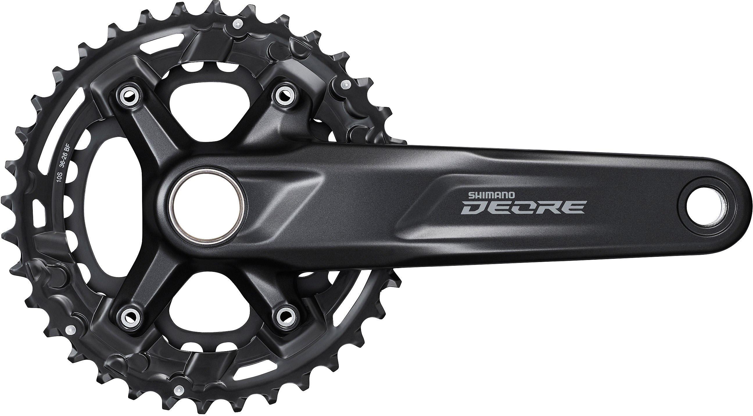 Shimano Deore FC-M4100 10 Speed Chainset 36/26T, 48.8mm Chainline, 170mm