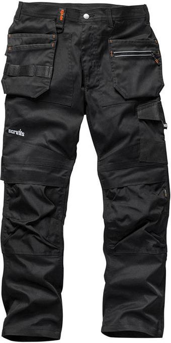 Scruffs Trade Flex Trousers Black 34R