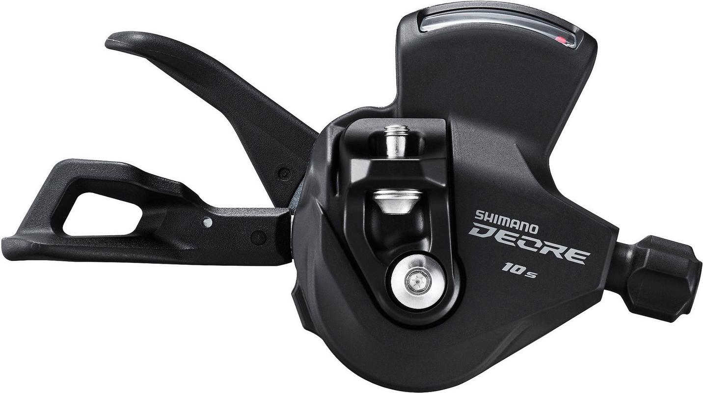 Halfords Shimano SL-M4100 Deore shift lever, 10-speed, with display, I-Spec EV, right hand | Extra 8% off for BC Members