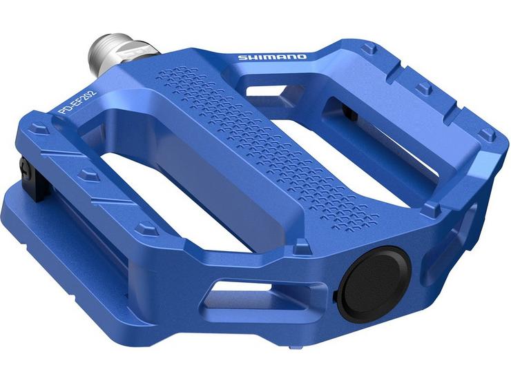 Shimano PDEF202 Flat Pedals - Blue