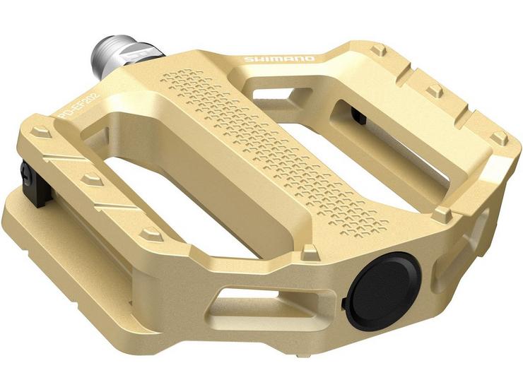 Shimano PDEF202 Flat Pedals - Gold