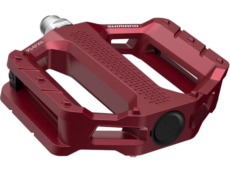Shimano PDEF202 Flat Pedals - Red