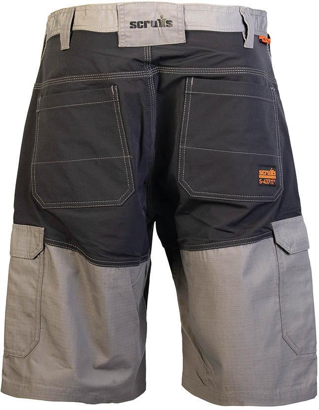 Scruffs Trade Flex Shorts Graphite 38